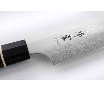 Faca universal japonesa de 15 cm em aço SPG2 damasco Kanetsugu Zuiun 2