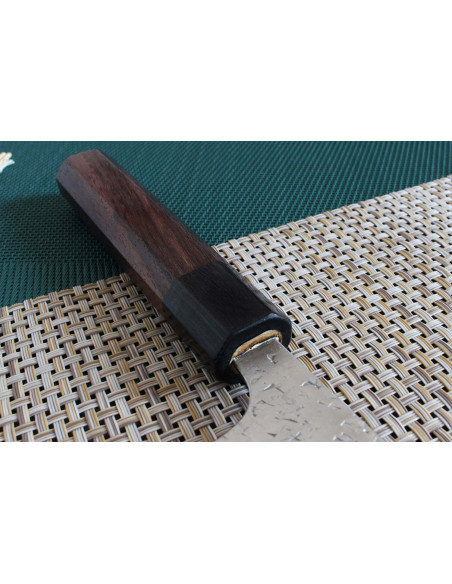 Yu Kurosaki Shizuku 21cm SG2 acero martillado artesanal cuchillo de chef japonés