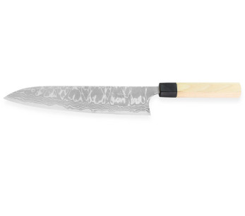 Masakage Shimo japanilainen kokki ' s veitsi 24cm Shirogami