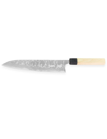 Handwerkliches japanisches Kochmesser Masakage Shimo 24cm Shirogami