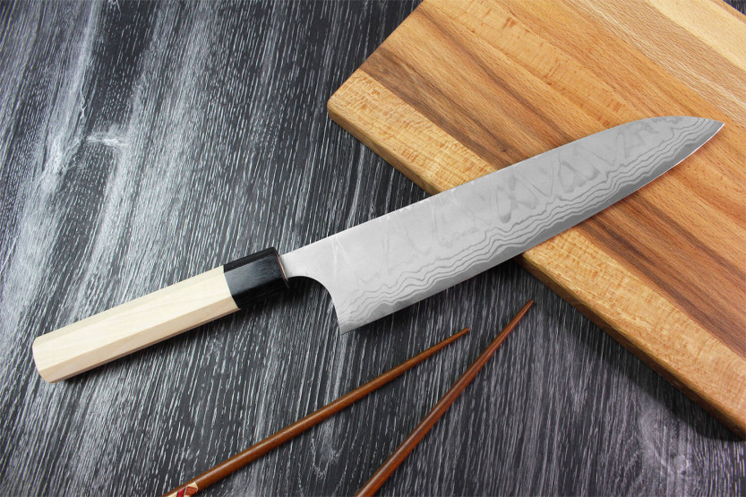 Masakage Shimo japanilainen kokki ' s veitsi 24cm Shirogami