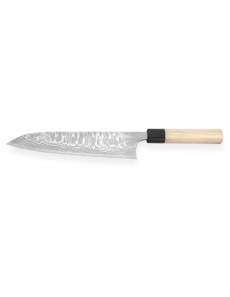 Masakage Shimo 21cm Shirogami håndlavet japansk kokkekniv