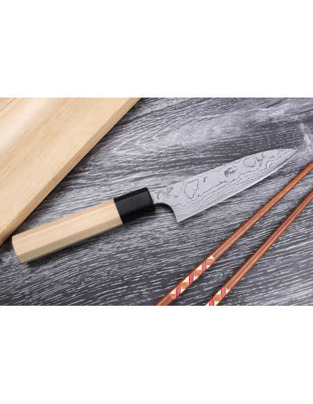 Japanisches handgefertigtes Universalmesser Masakage Shimo 12cm Shirogami