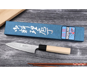 Masakage Shimo 12cm Shirogami käsintehty japanilainen yleispuukko 2
