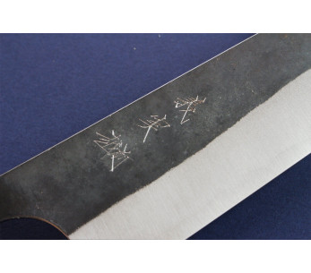Handwerkliches japanisches Kochmesser Yoshimi Kato AS Brut 21cm 2