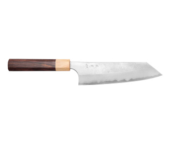 Yoshimi Kato AS Nashiji 16,5cm handgemaakt Japans bunka mes
