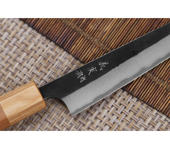 Japanisches handgefertigtes Universalmesser Yoshimi Kato AS Brut 15cm 2