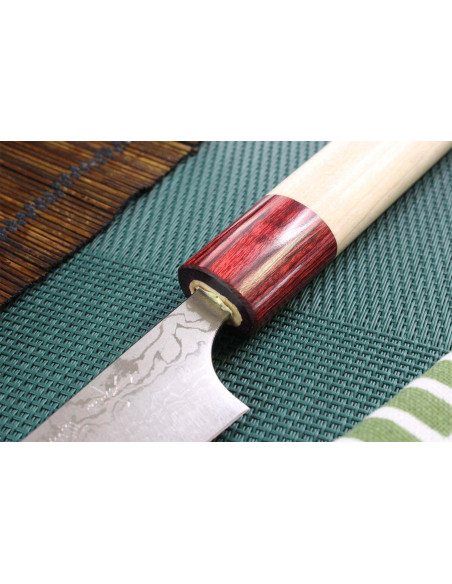 Masakage Kiri 7,5cm 49 laags damascus japans schilmesje