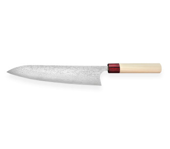 Masakage Kiri 24cm käsintehty japanilainen kokkiveitsi, damascus 49 kerrosta