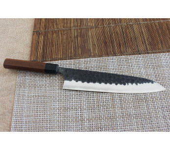 Coltello da cuoco giapponese fatto a mano Anryu AS 24 cm 2