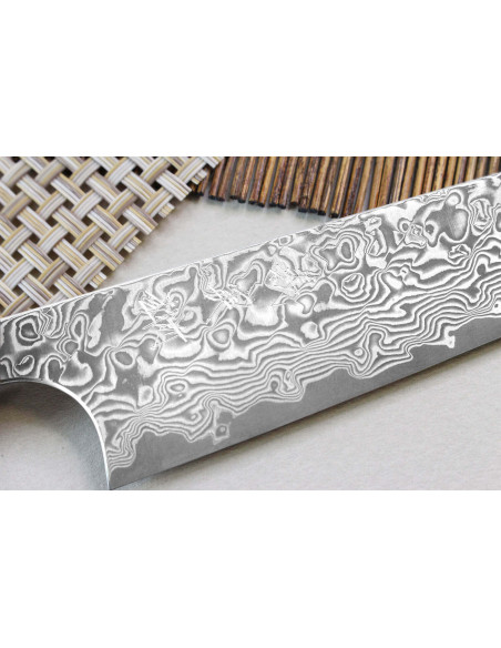 Yoshimi Kato 15 cm VG10 Damasco nichel coltello universale giapponese fatto a mano