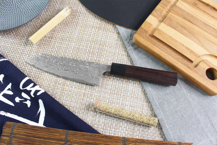 Masakage Kumo 16,5 cm coltello bunka giapponese fatto a mano, Damasco 63 strati