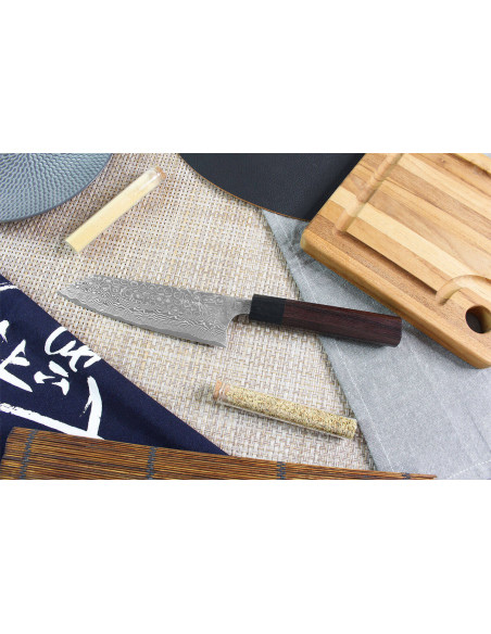 Japanisches handgefertigtes Bunka-Messer Masakage Kumo 16,5cm Damast 63 Schichten