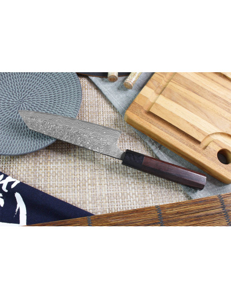 Japanisches handgefertigtes Bunka-Messer Masakage Kumo 16,5cm Damast 63 Schichten