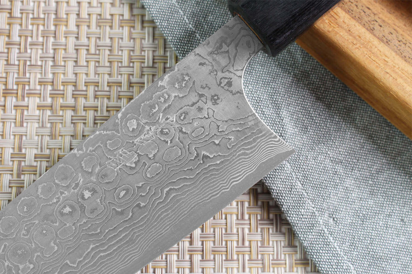 Japanisches handgefertigtes Bunka-Messer Masakage Kumo 16,5cm Damast 63 Schichten