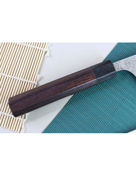 Yu Kurosaki Shizuku 15cm Faca universal japonesa martelada artesanal em aço SG2