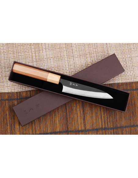 Japanisches handgefertigtes Universalmesser Yoshimi Kato AS Brut 12cm