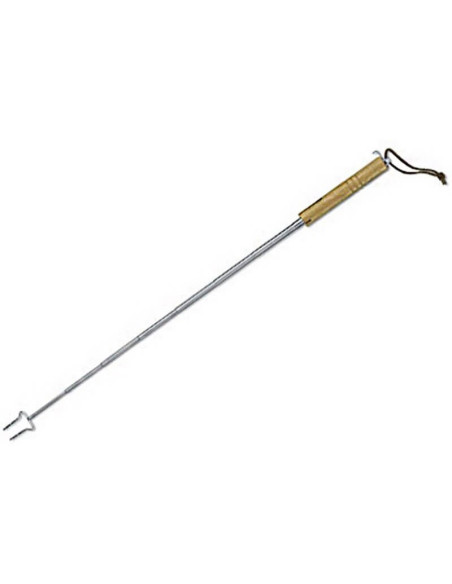Tenedor telescópico para barbacoa de 65 cm + funda de nylon
