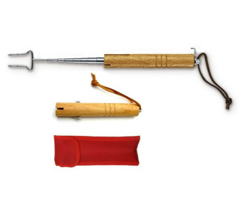 65cm telescopic barbecue fork + nylon case