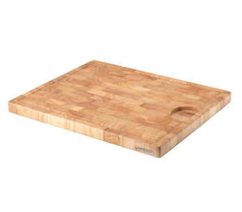 Continenta rubberhouten snijplank met mozaïek effect en goot 2
