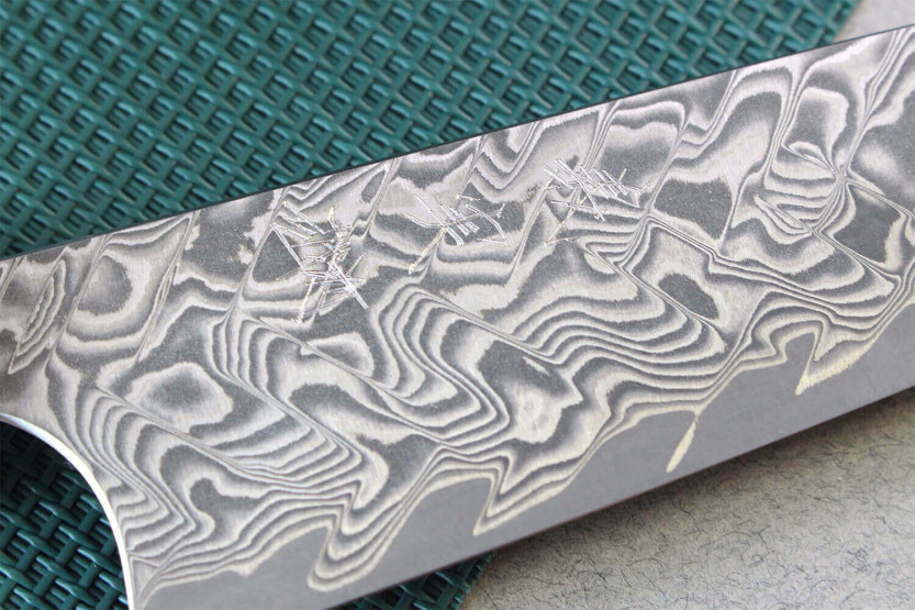 cuchillo universal japonés Yoshimi Kato 12cm SG2 Damasco hecho a mano