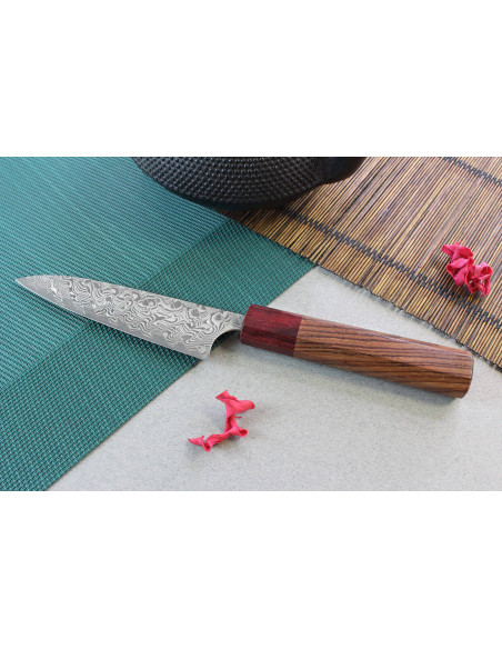 Yoshimi Kato 12cm SG2 Damascus käsintehty japanilainen yleispuukko