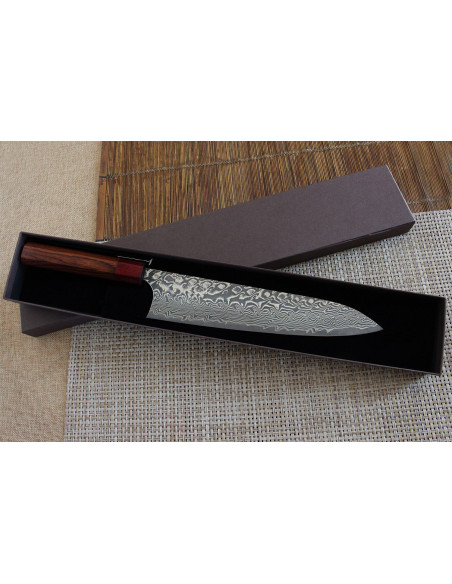 Yoshimi Kato 24cm SG2 Damascus handmade Japanese chef ' s knife