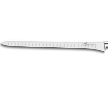 SABATIER Cuchillo salmón / jamón Saveur con hoja 100% forjada con borde granton30cm 2