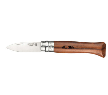 Faca Opinel oyster n°09 6,5cm lâmina rotativa cabo padouk