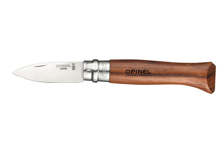 Opinel oyster knife n°09 6.5cm rotating blade padouk handle