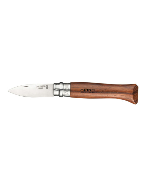 Opinel oestermes n°09 6.5cm draaibaar lemmet padouk handgreep