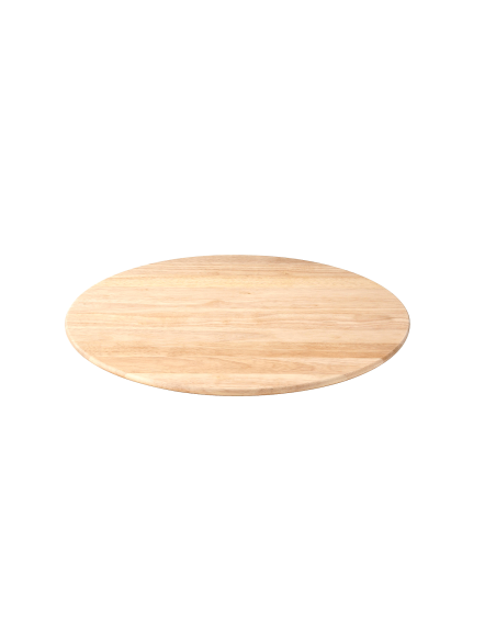 Bandeja de queso giratoria Continenta de madera de caucho