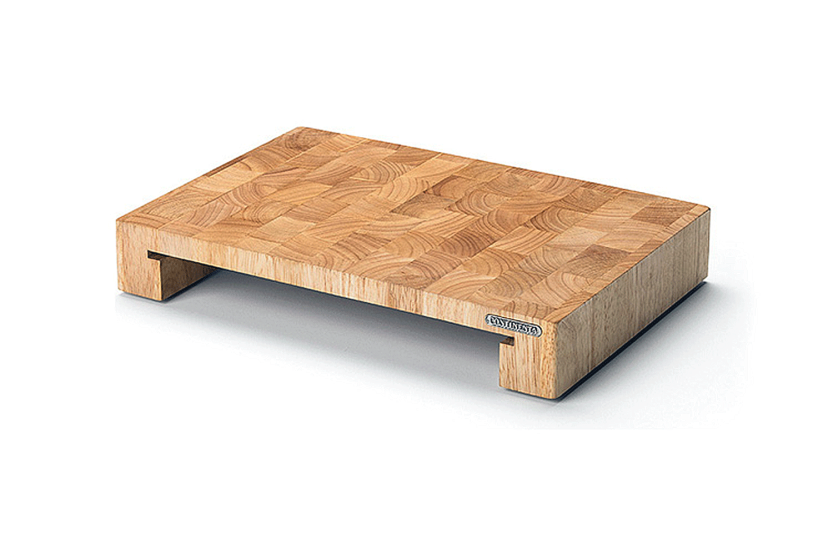 Continenta skjærebrett i tre 48x32,5x6 cm + brett i rustfritt stål