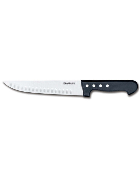 Butcher knife Bargoin Classic 4 rivets honeycomb blade 25cm