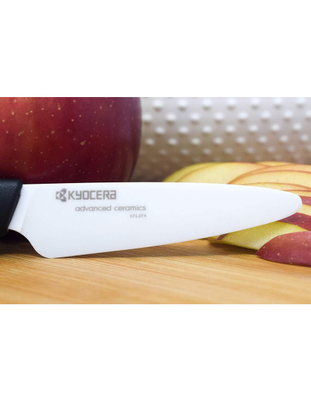 Conjunto de 3 facas de cerâmica Kyocera santoku + office + petit office