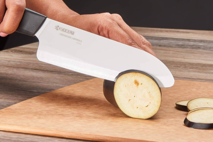 Juego de 3 cuchillos Kyocera Ceramic santoku + office + petit office