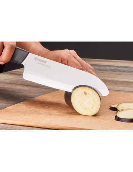 Juego de 3 cuchillos Kyocera Ceramic santoku + office + petit office