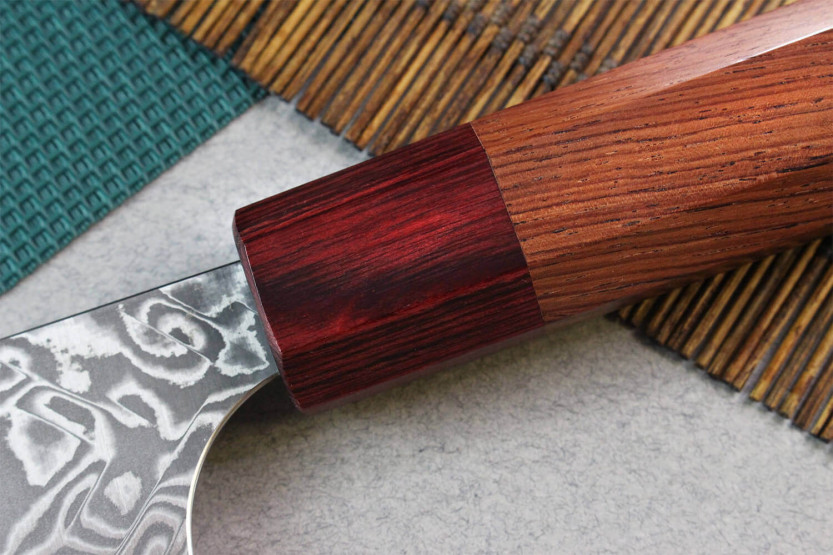 Yoshimi Kato 21cm SG2 Damascus handgemaakt Japans koksmes