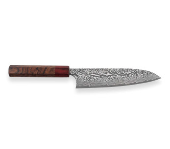 Faca de chef japonesa Yoshimi Kato 18cm SG2 Damascus feita à mão