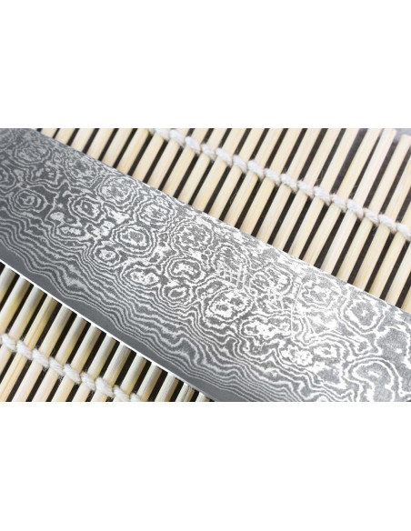 Faca universal japonesa artesanal Masakage Kumo 13cm Damascus 63-ply