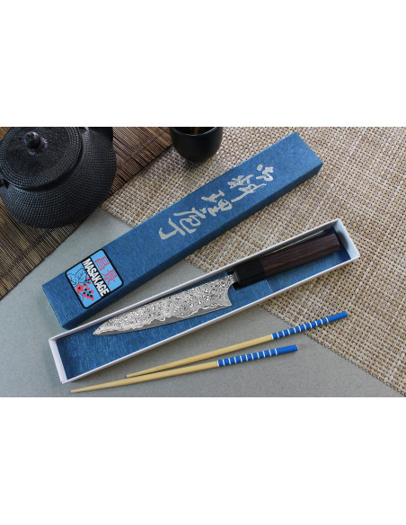 Masakage Kumo 15 cm Damaskus 63-lags håndlaget japansk universalkniv