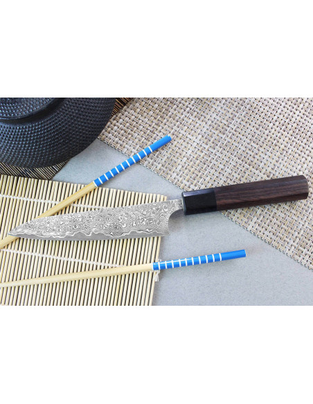 Masakage Kumo 15 cm Damaskus 63-lags håndlavet japansk universalkniv