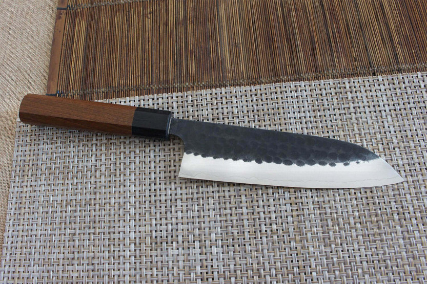 Anryu AS 17cm handgemaakt Japans santoku mes