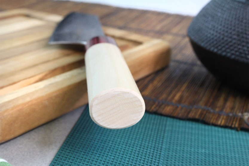Faca bunka japonesa Masakage Kiri 17cm 49 camadas de damasco feita à mão