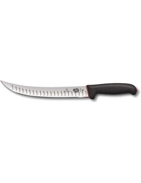 Faca de talhante Victorinox Dual Grip com lâmina em forma de favo de mel