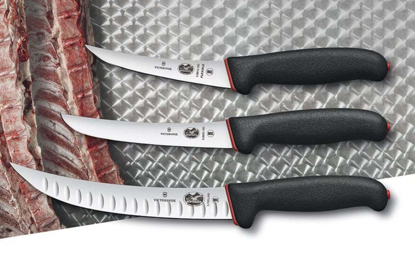 Victorinox Dual Grip slakterkniv med honeycomb-blad