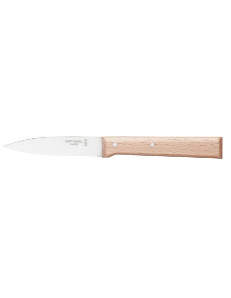Opinel Parallèle n°126 paring knife 8cm blade, beechwood handle