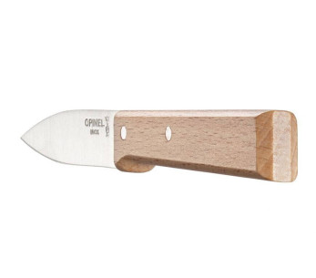 Opinel Parallèle n°126 skalkniv 8cm blad, handtag i bokträ 2