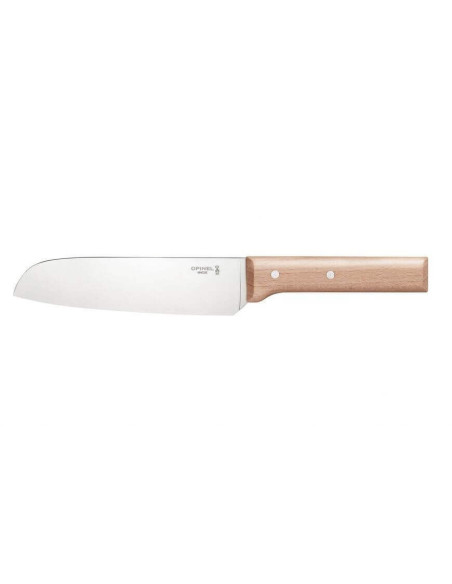 Opinel Parallèle santoku knife n°119 17cm blade beechwood handle