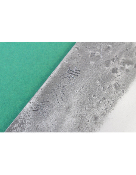 Japanisches handgefertigtes nakiri messer Wusaki Nakata BS2 16.5cm Griff aus Walnussholz